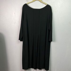 J.Jill Wearever Collection Black Shift Dress Large
